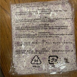 Purple Patterned Twin XL brand new sheets